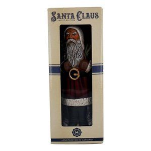 Marolin Santa Figurine Limited Edition Papermache Handpainted Red 433/22 New